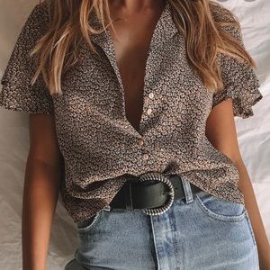 Princess Polly City of Angels Floral Crop Top